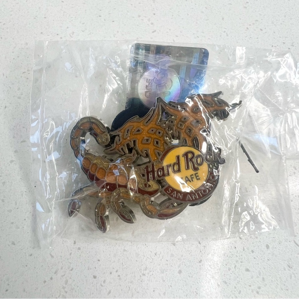 Hard Rock Cafe San Antonio Texas Scorpion and Guitar Pins - Picture 4 of 5